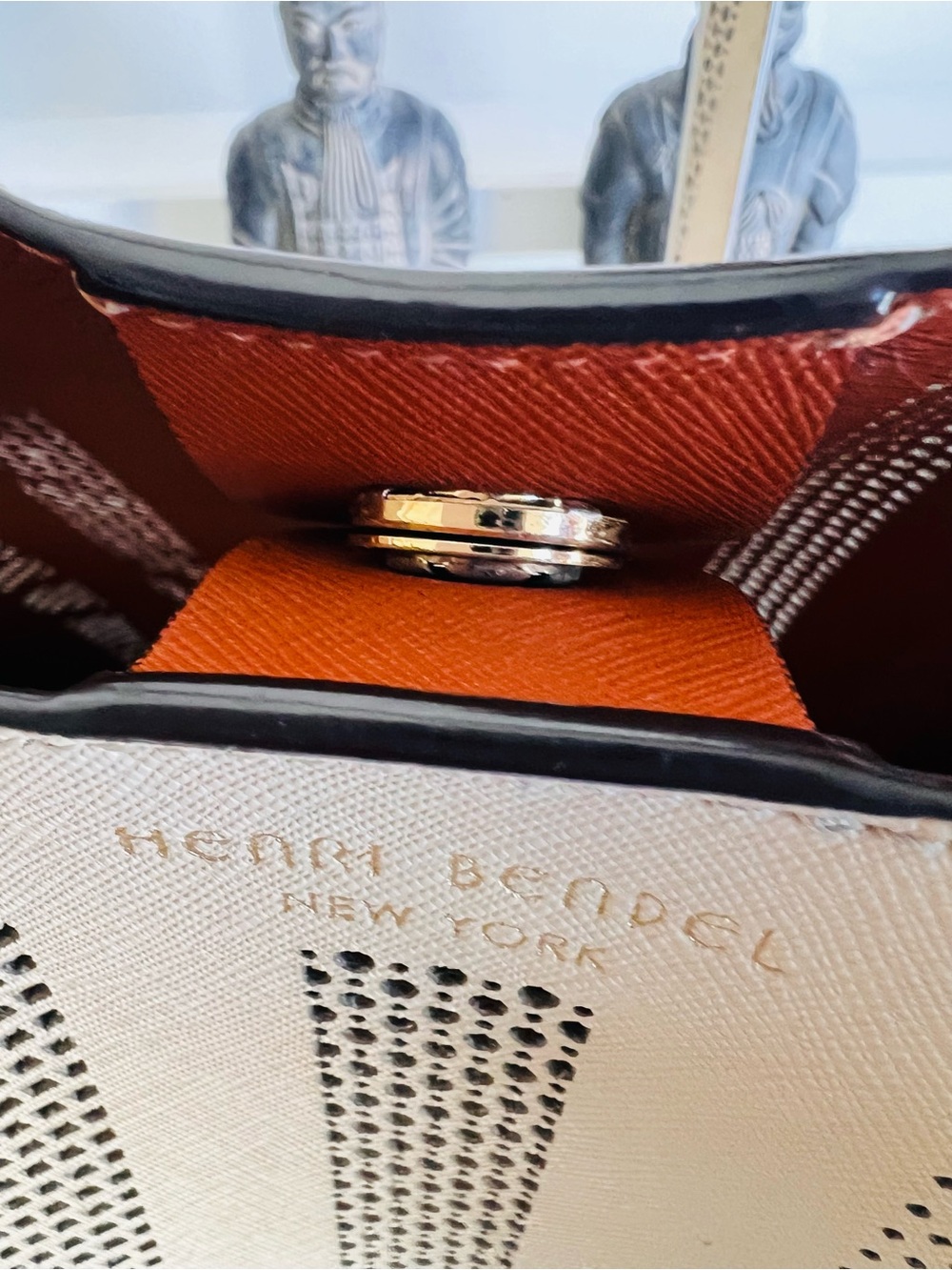 henri bendel Beige Laser-Cut Tote with Long Straps - Picture 8 of 12